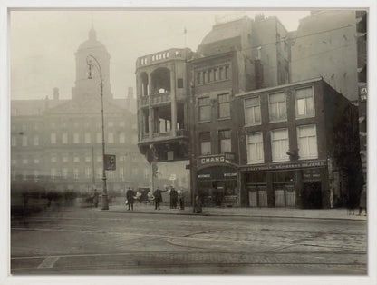 Het Damrak en het Koninklijk Paleis - 1928