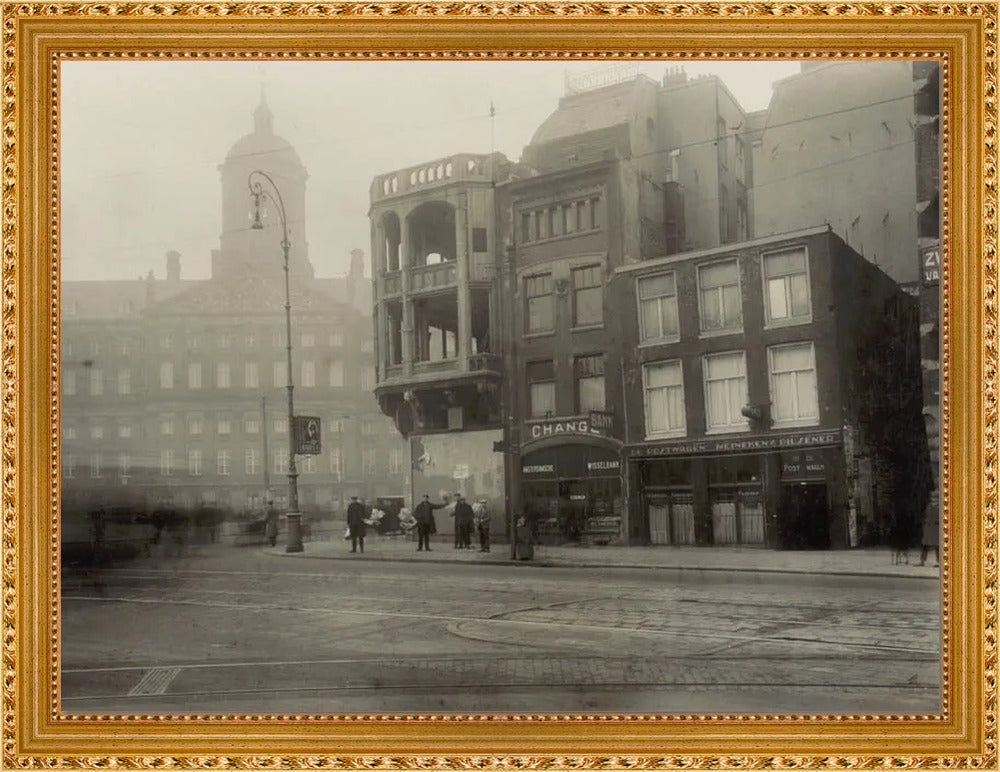 Het Damrak en het Koninklijk Paleis - 1928