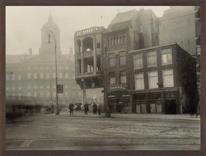 Het Damrak en het Koninklijk Paleis - 1928