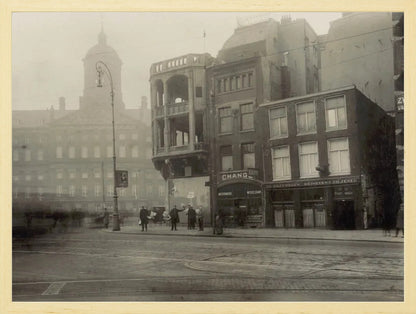 Het Damrak en het Koninklijk Paleis - 1928