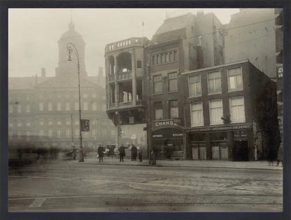 Het Damrak en het Koninklijk Paleis - 1928