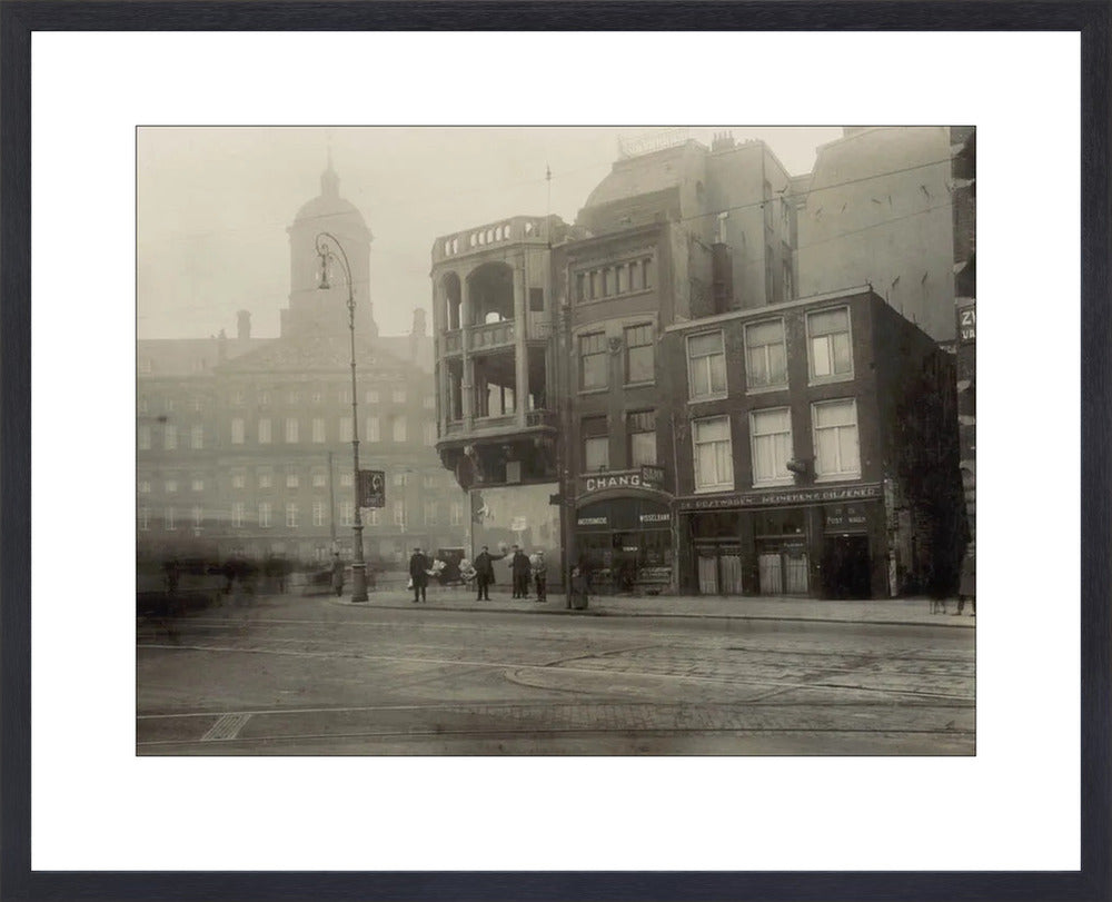 Het Damrak en het Koninklijk Paleis - 1928