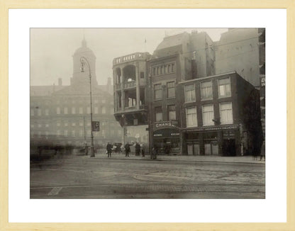 Het Damrak en het Koninklijk Paleis - 1928