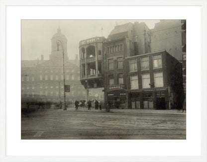 Het Damrak en het Koninklijk Paleis - 1928