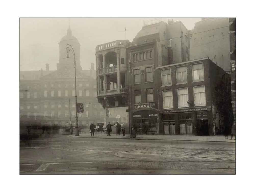 Het Damrak en het Koninklijk Paleis - 1928