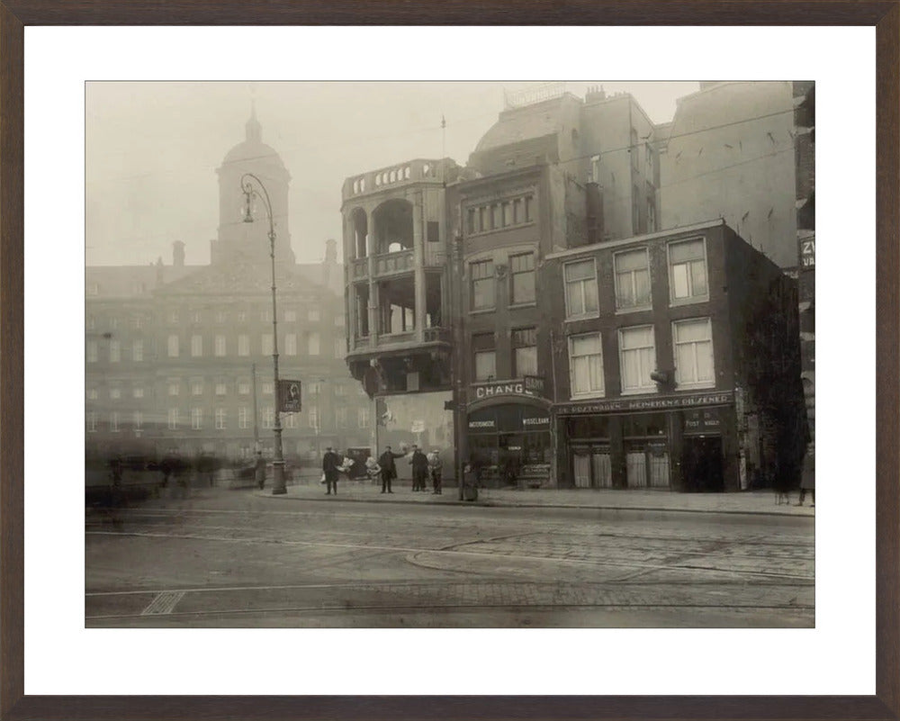 Het Damrak en het Koninklijk Paleis - 1928