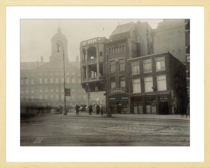 Het Damrak en het Koninklijk Paleis - 1928
