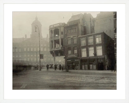 Het Damrak en het Koninklijk Paleis - 1928
