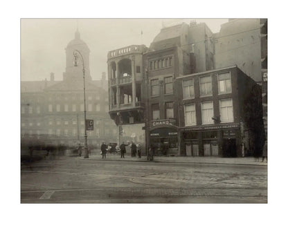 Het Damrak en het Koninklijk Paleis - 1928