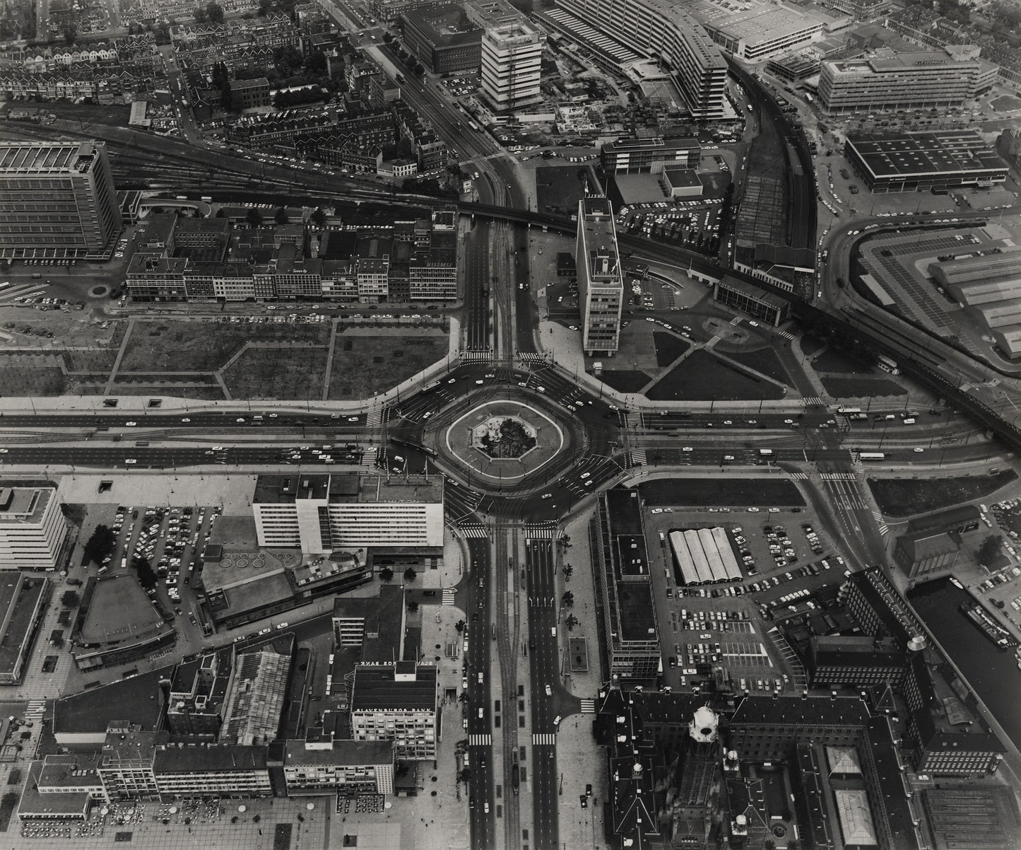 Hofplein vanaf Boven - 1969
