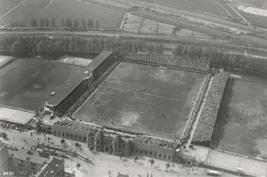 Historische foto van stadion Het Kasteel in Rotterdam rond 1929
