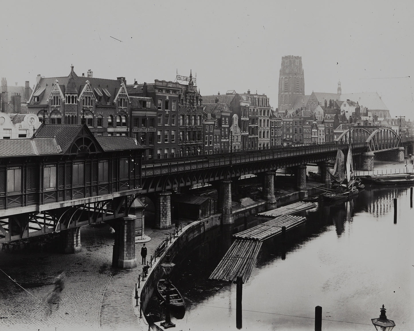 Beursstation aan de Kolk - 1920