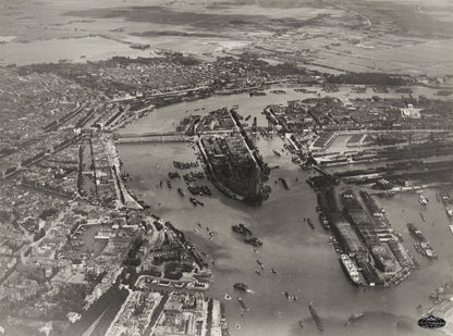 Noordereiland in de Maas - 1926