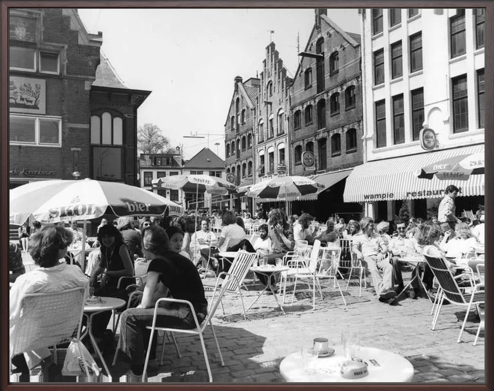 Terrassen op de Korenmarkt - 1979