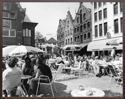 Terrassen op de Korenmarkt - 1979