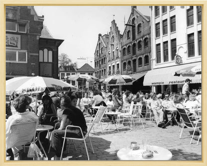 Terrassen op de Korenmarkt - 1979