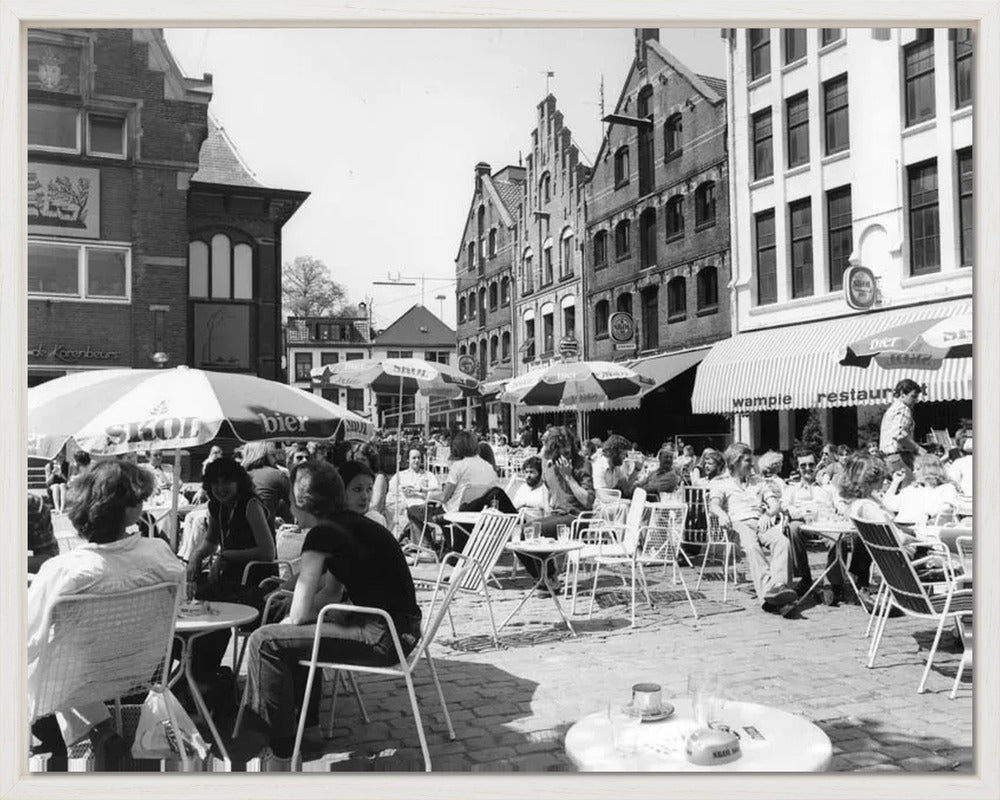 Terrassen op de Korenmarkt - 1979