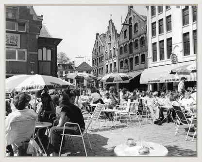 Terrassen op de Korenmarkt - 1979