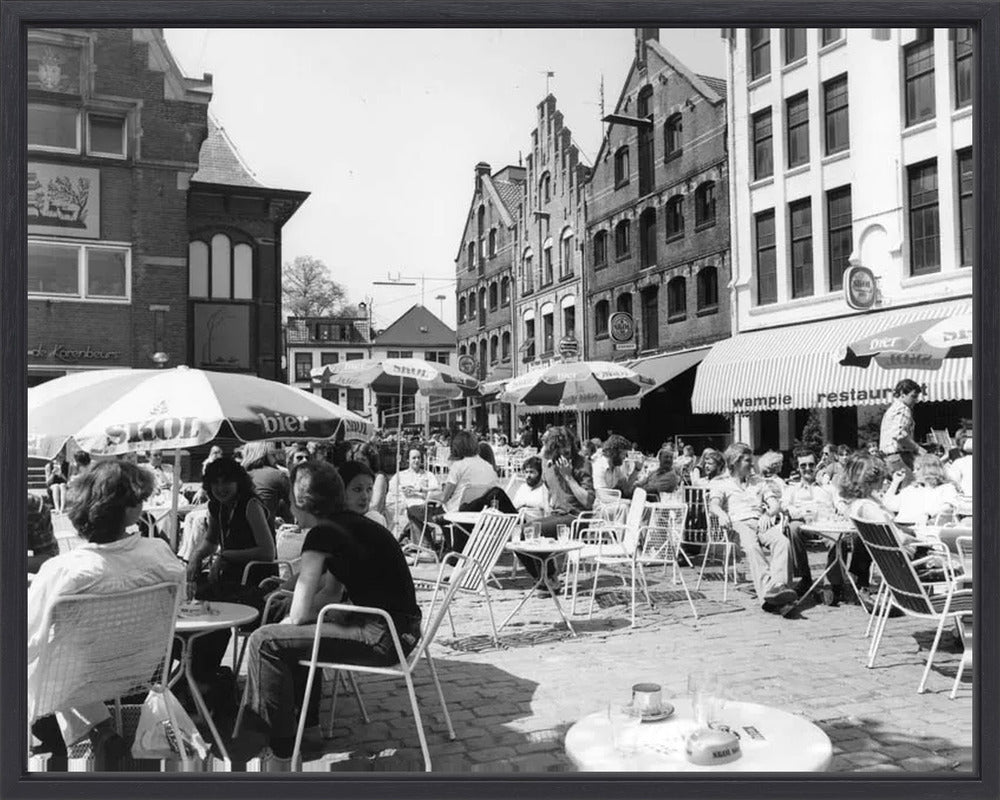 Terrassen op de Korenmarkt - 1979