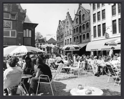 Terrassen op de Korenmarkt - 1979