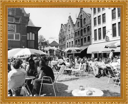 Terrassen op de Korenmarkt - 1979