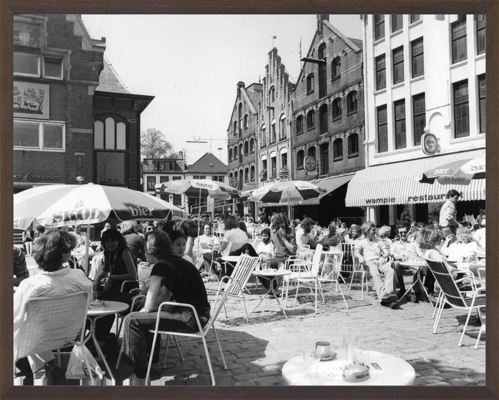 Terrassen op de Korenmarkt - 1979
