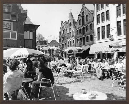 Terrassen op de Korenmarkt - 1979