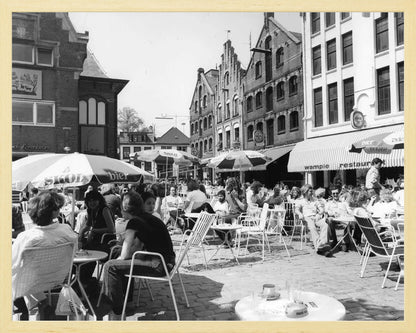 Terrassen op de Korenmarkt - 1979