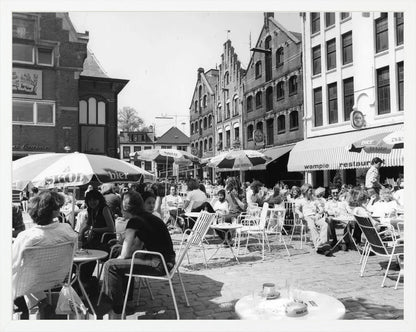 Terrassen op de Korenmarkt - 1979