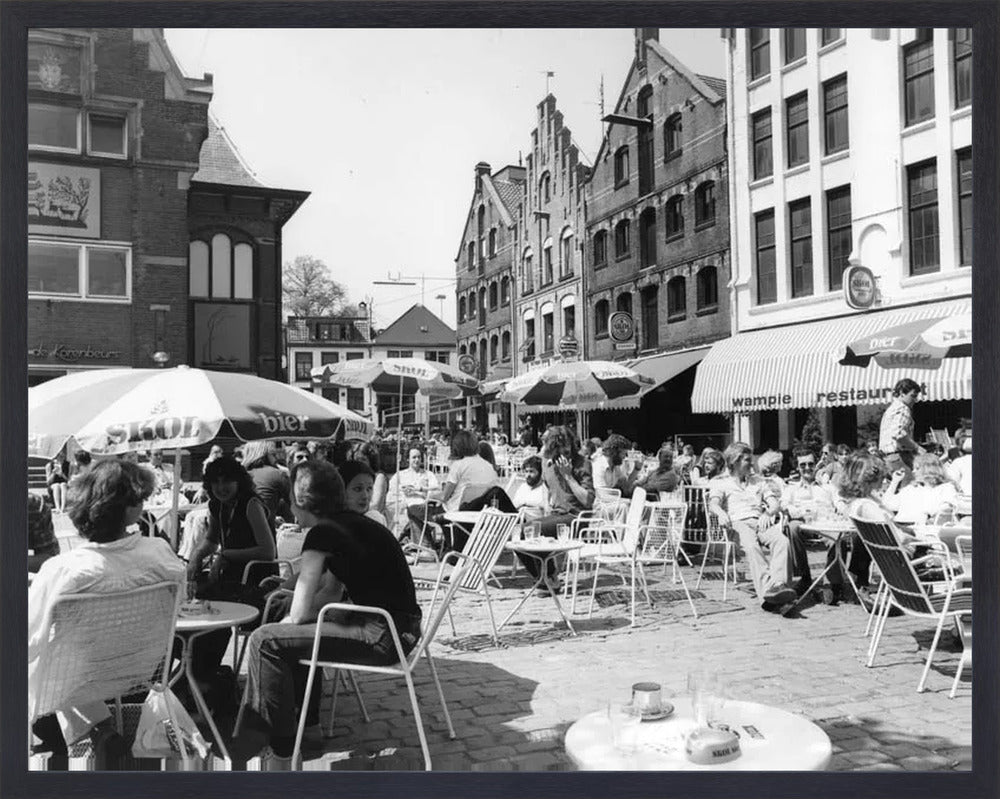 Terrassen op de Korenmarkt - 1979