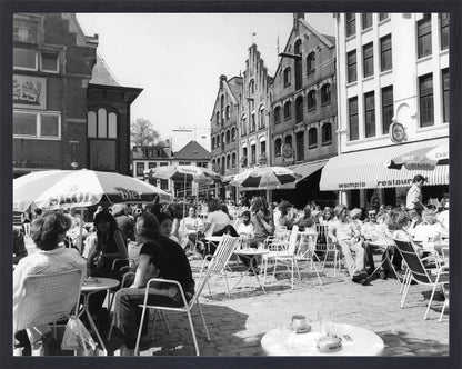 Terrassen op de Korenmarkt - 1979