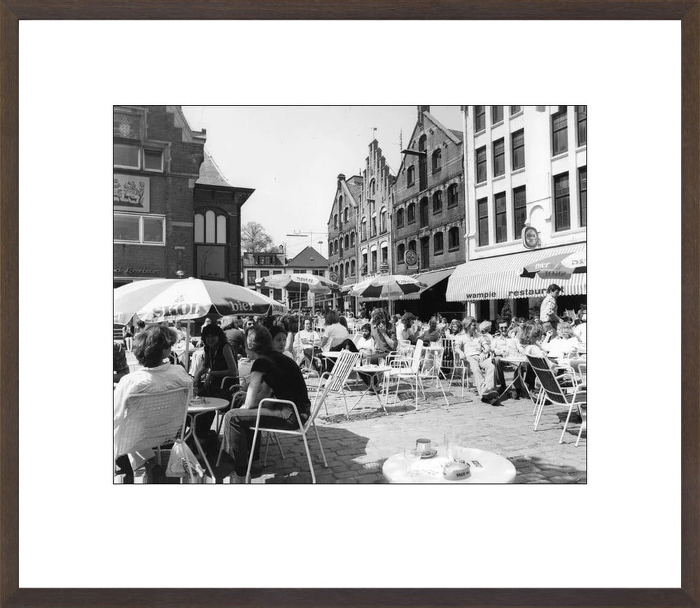 Terrassen op de Korenmarkt - 1979