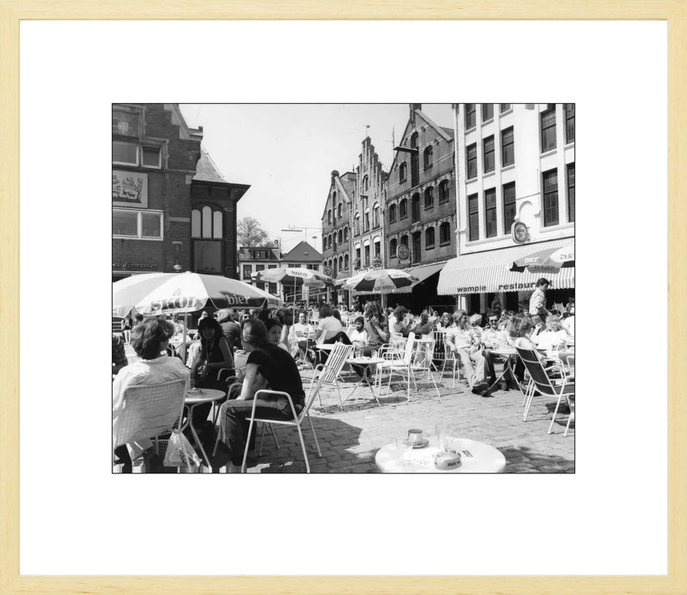 Terrassen op de Korenmarkt - 1979