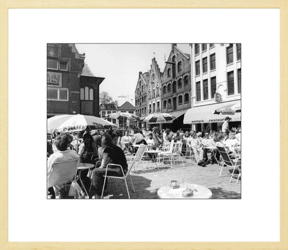 Terrassen op de Korenmarkt - 1979