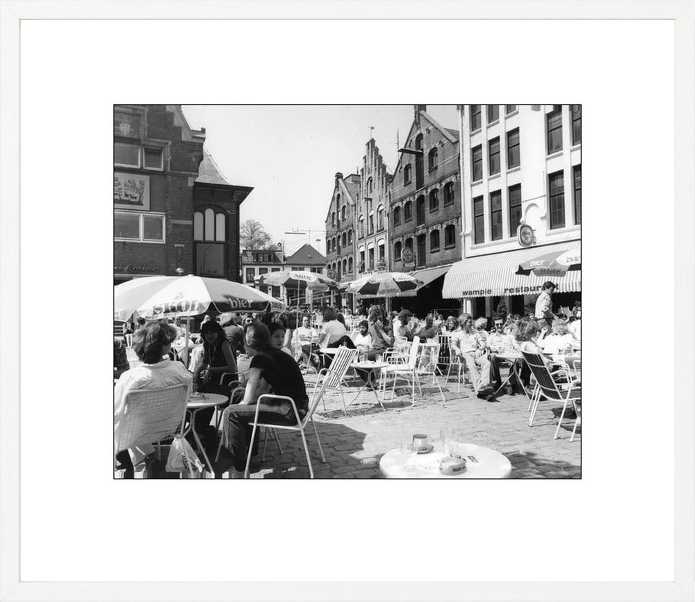 Terrassen op de Korenmarkt - 1979