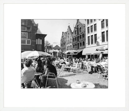 Terrassen op de Korenmarkt - 1979