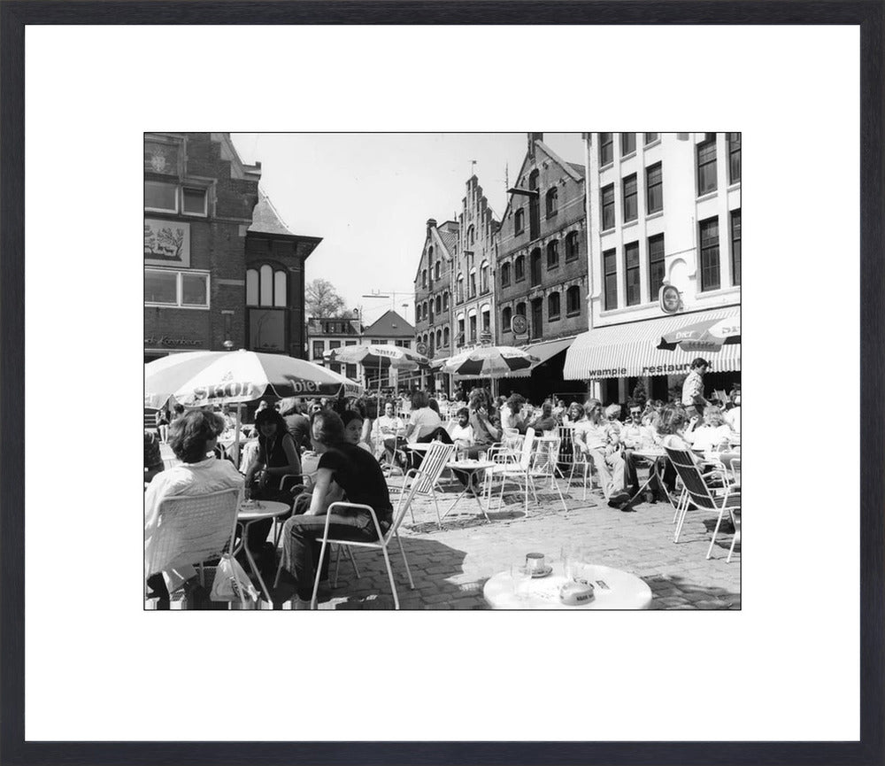 Terrassen op de Korenmarkt - 1979