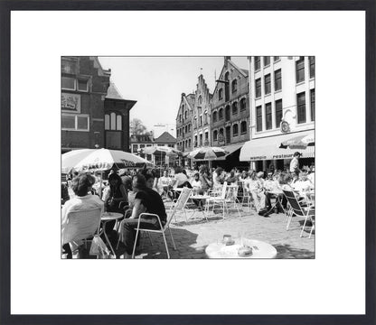 Terrassen op de Korenmarkt - 1979
