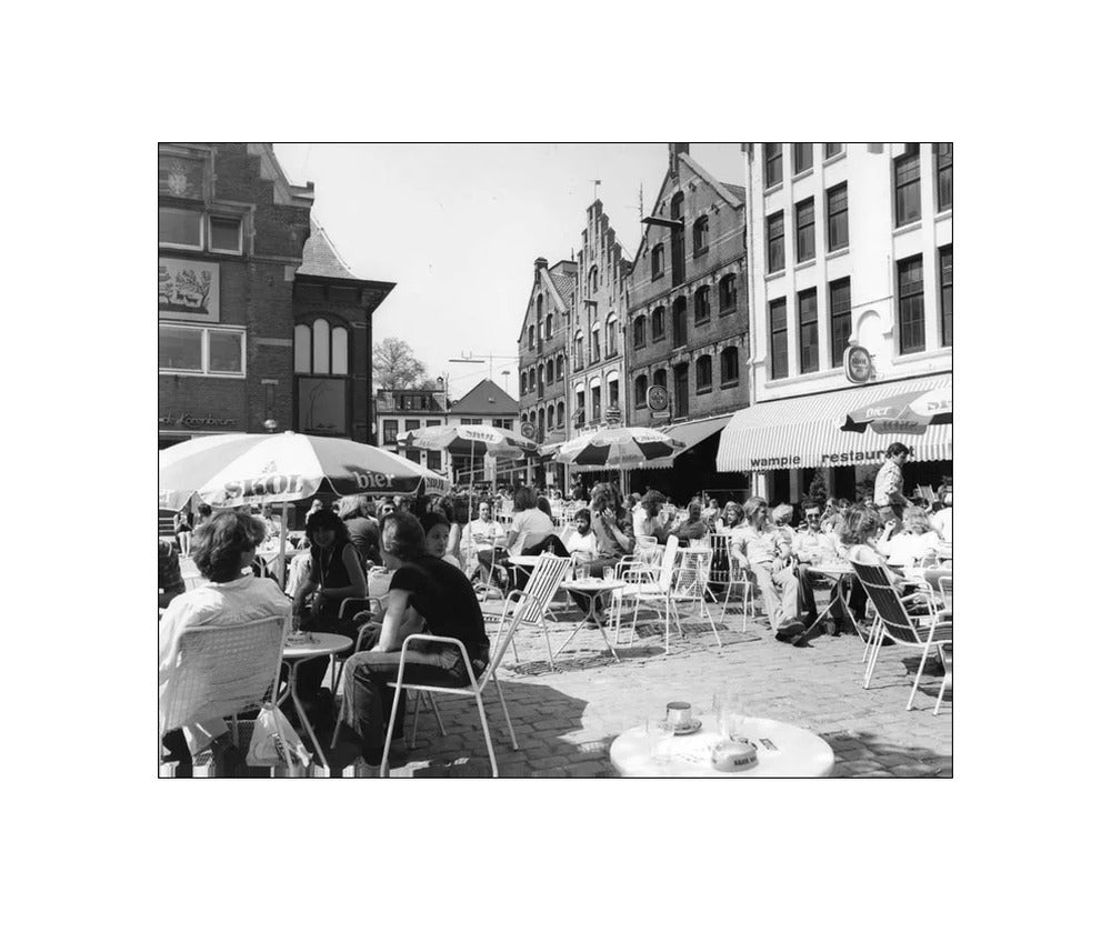 Terrassen op de Korenmarkt - 1979