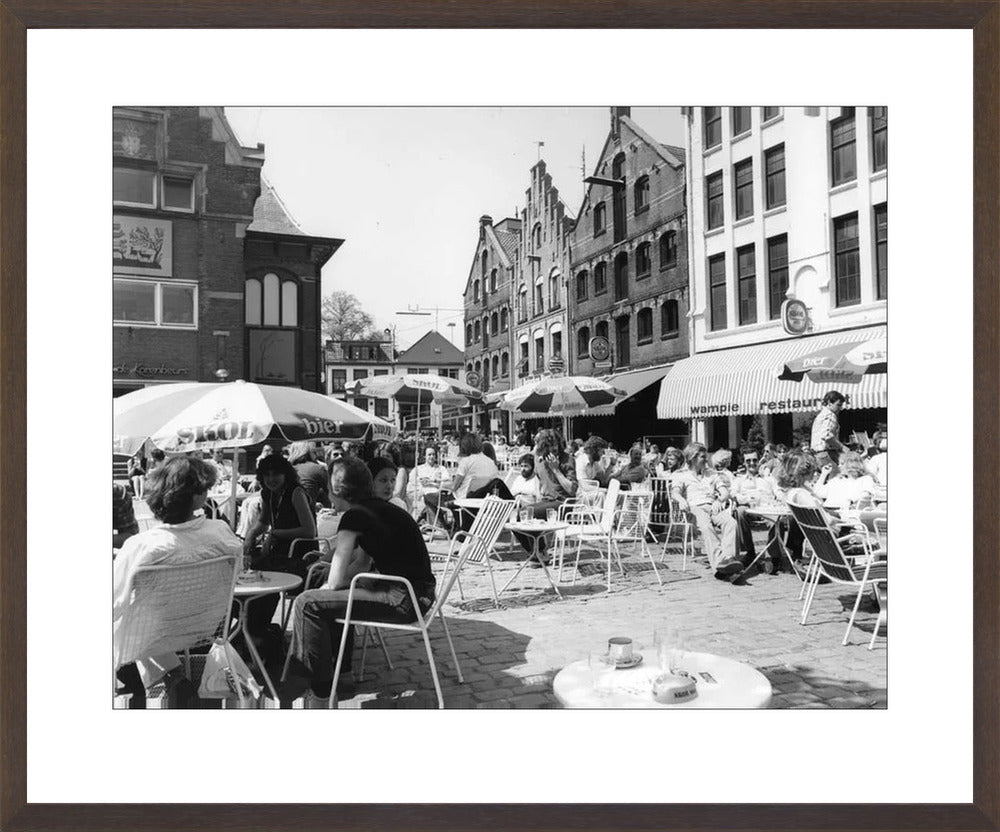 Terrassen op de Korenmarkt - 1979
