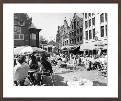 Terrassen op de Korenmarkt - 1979