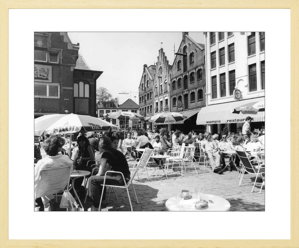 Terrassen op de Korenmarkt - 1979