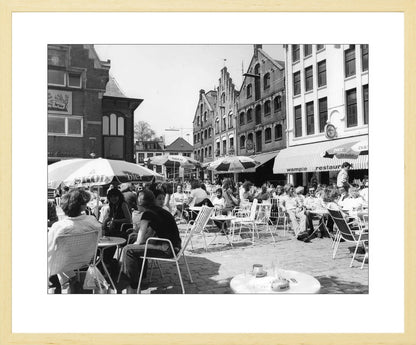 Terrassen op de Korenmarkt - 1979