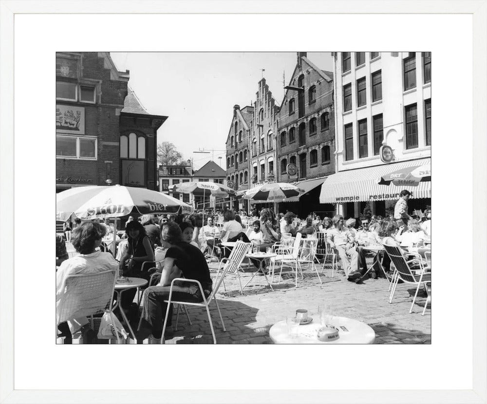 Terrassen op de Korenmarkt - 1979