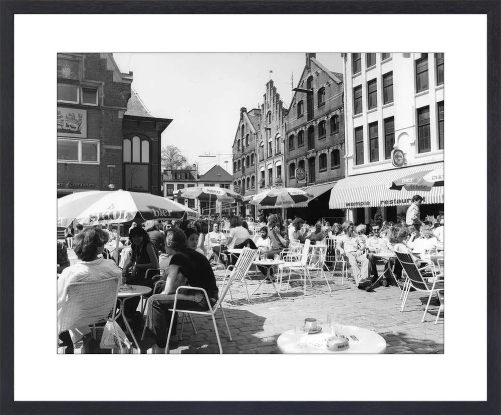 Terrassen op de Korenmarkt - 1979