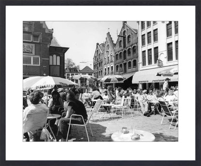 Terrassen op de Korenmarkt - 1979
