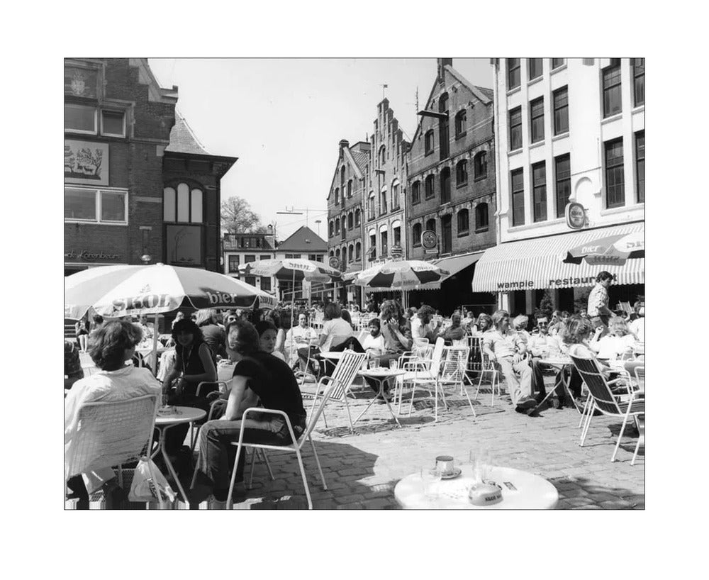 Terrassen op de Korenmarkt - 1979