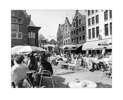 Terrassen op de Korenmarkt - 1979