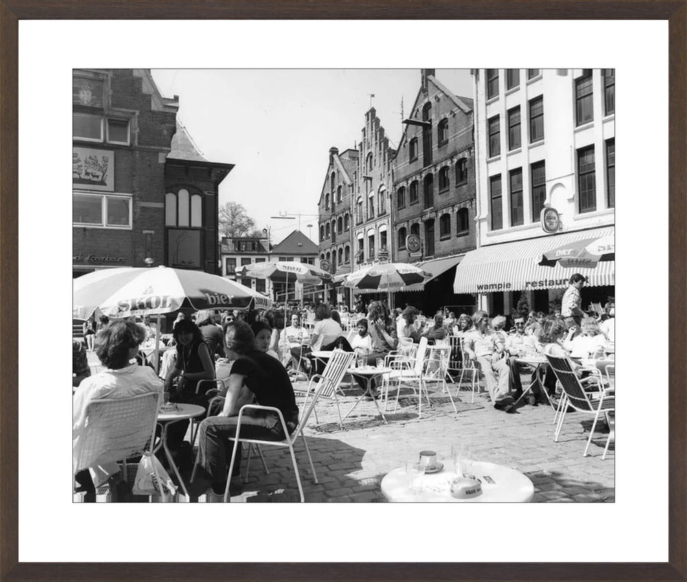 Terrassen op de Korenmarkt - 1979