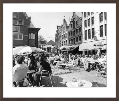 Terrassen op de Korenmarkt - 1979